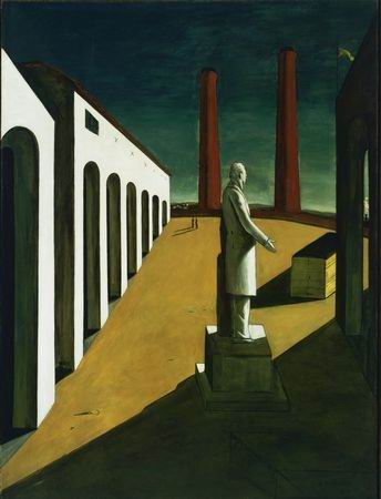  Figure 1: Giorgio de Chirico, The Enigma of a Day (1914)
